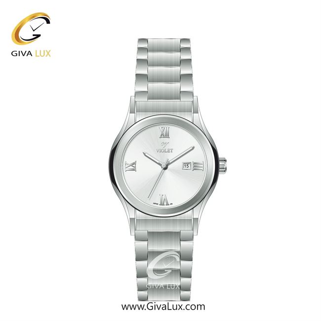 ساعت مچی اورجینال زنانه ویولت VIOLET نقره ای | نقره ای| نقره ای| کد رفرنس 0565